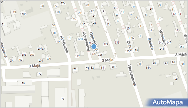 Skarżysko-Kamienna, 3 Maja, 123, mapa Skarżysko-Kamienna