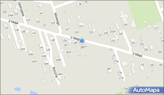 Skarżysko-Kamienna, 3 Maja, 160, mapa Skarżysko-Kamienna