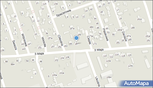 Skarżysko-Kamienna, 3 Maja, 167, mapa Skarżysko-Kamienna