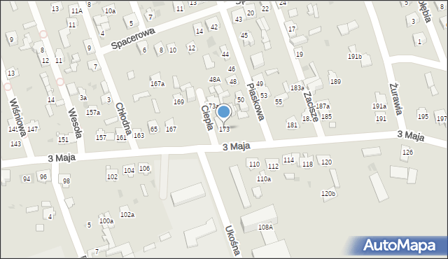 Skarżysko-Kamienna, 3 Maja, 173, mapa Skarżysko-Kamienna