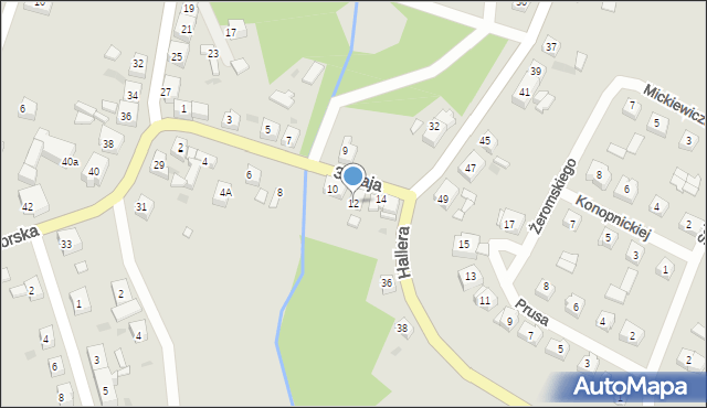 Skórcz, 3 Maja, 12, mapa Skórcz