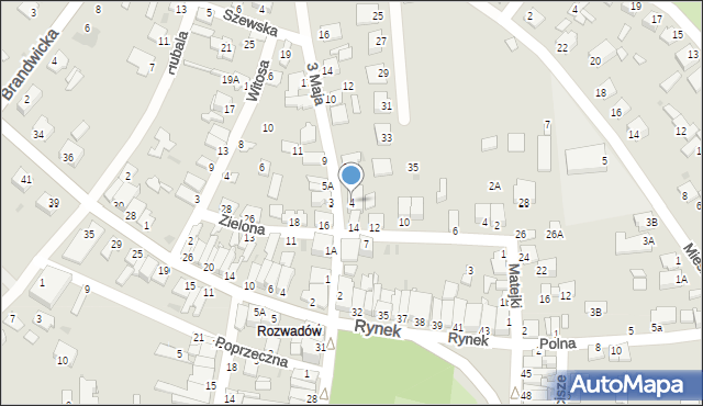 Stalowa Wola, 3 Maja, 4, mapa Stalowa Wola