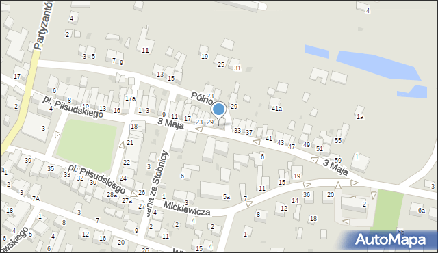 Stopnica, 3 Maja, 31, mapa Stopnica