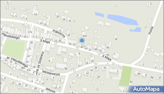 Stopnica, 3 Maja, 41, mapa Stopnica