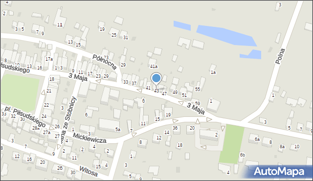 Stopnica, 3 Maja, 43, mapa Stopnica