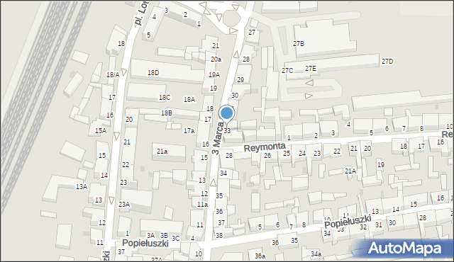 Świdwin, 3 Marca, 33, mapa Świdwin