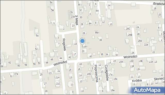 Świerklaniec, 3 Maja, 22, mapa Świerklaniec