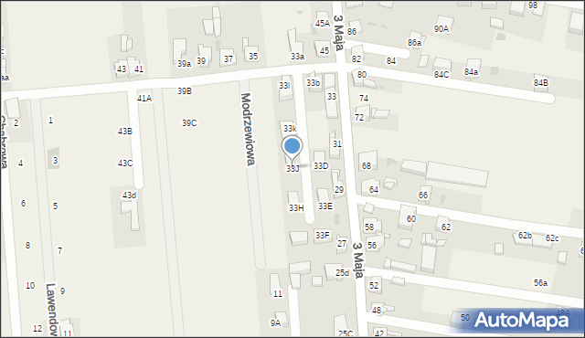 Świerklaniec, 3 Maja, 33J, mapa Świerklaniec