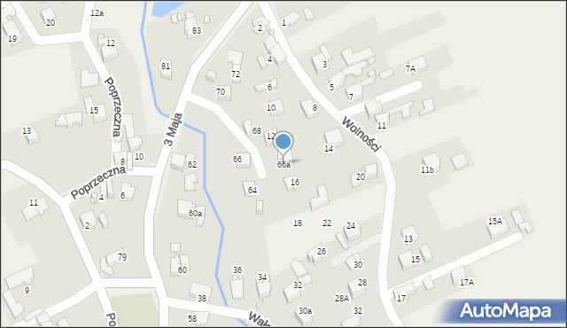 Syrynia, 3 Maja, 66a, mapa Syrynia