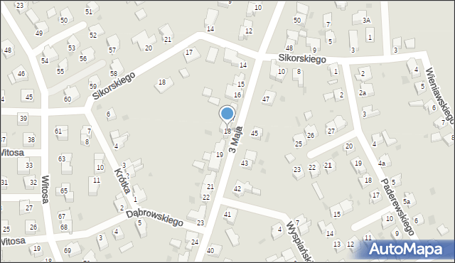 Szprotawa, 3 Maja, 18, mapa Szprotawa