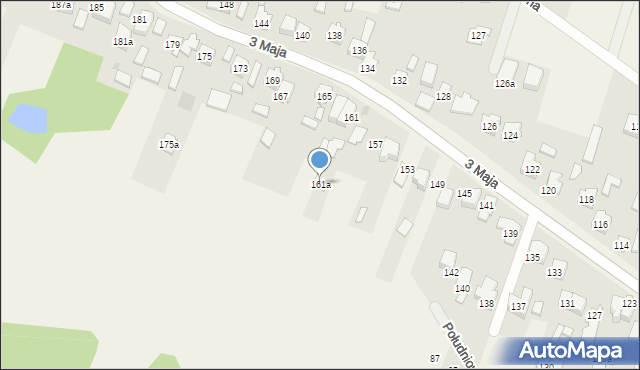 Truskaw, 3 Maja, 161a, mapa Truskaw