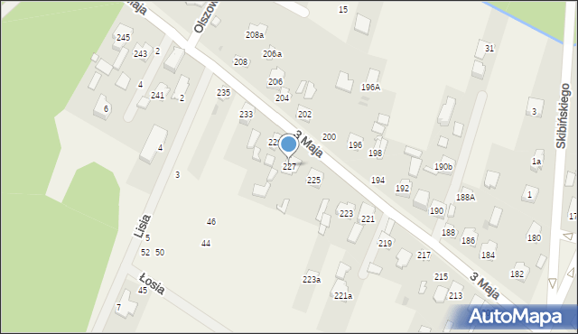 Truskaw, 3 Maja, 227, mapa Truskaw