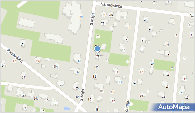 Tuszyn, 3 Maja, 78, mapa Tuszyn