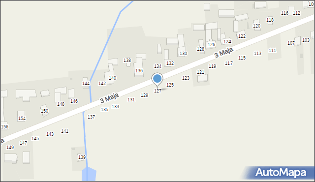 Wojsławice, 3 Maja, 127, mapa Wojsławice