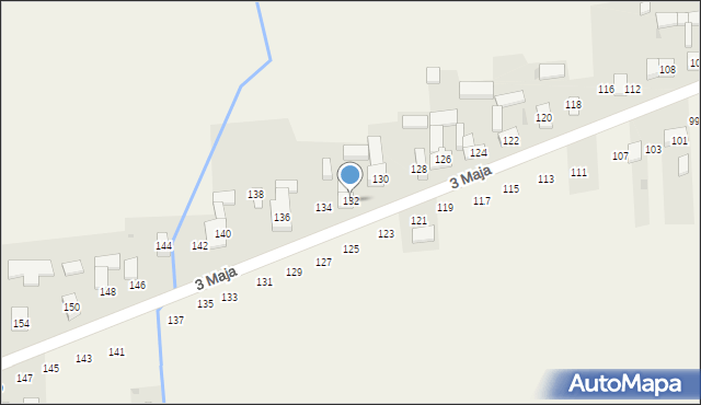 Wojsławice, 3 Maja, 132, mapa Wojsławice