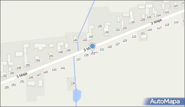 Wojsławice, 3 Maja, 133, mapa Wojsławice