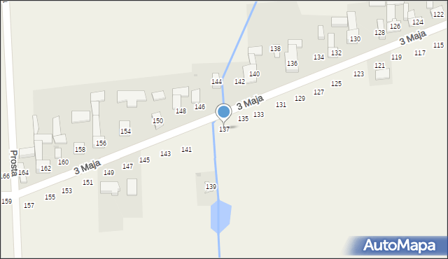 Wojsławice, 3 Maja, 137, mapa Wojsławice