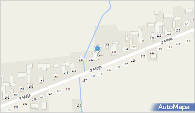 Wojsławice, 3 Maja, 140, mapa Wojsławice