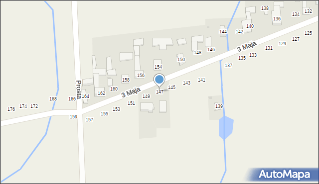 Wojsławice, 3 Maja, 147, mapa Wojsławice