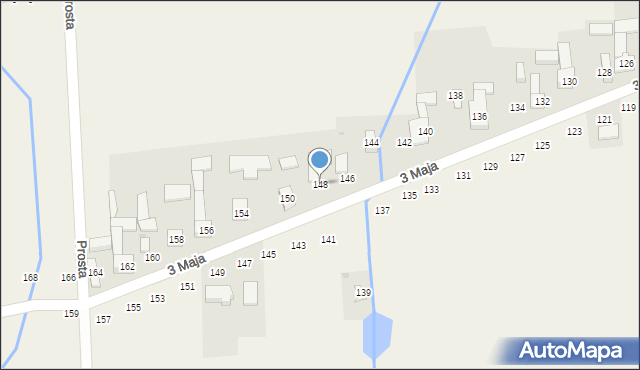 Wojsławice, 3 Maja, 148, mapa Wojsławice