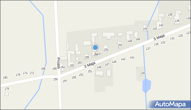 Wojsławice, 3 Maja, 156, mapa Wojsławice