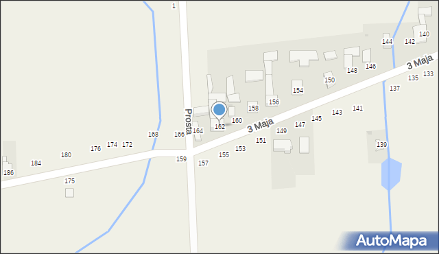 Wojsławice, 3 Maja, 162, mapa Wojsławice