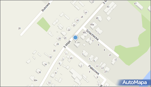 Wyszków, 3 Maja, 71, mapa Wyszków