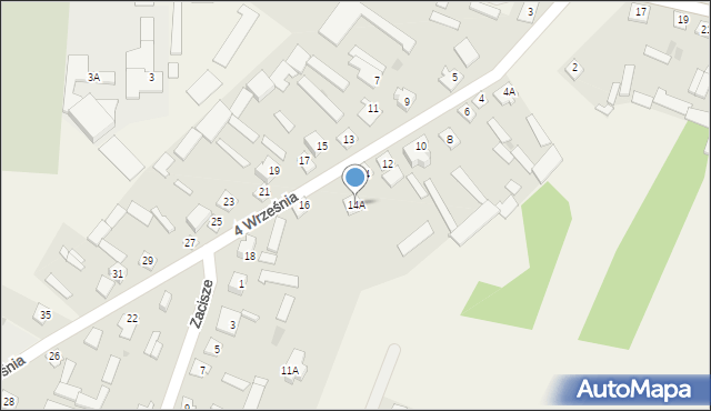 Troszyn, 4 Września, 14A, mapa Troszyn