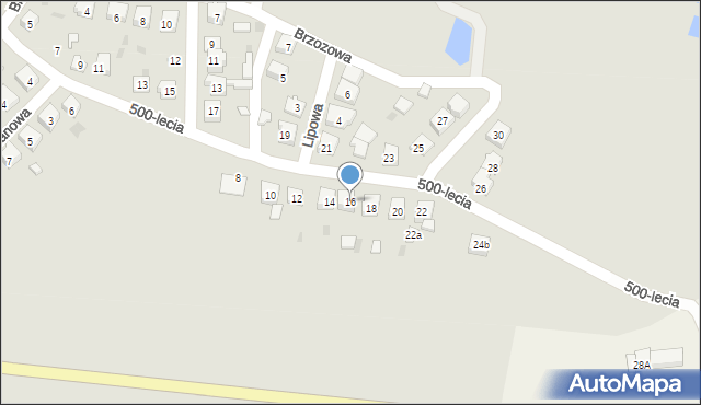 Sompolno, 500-lecia, 16, mapa Sompolno