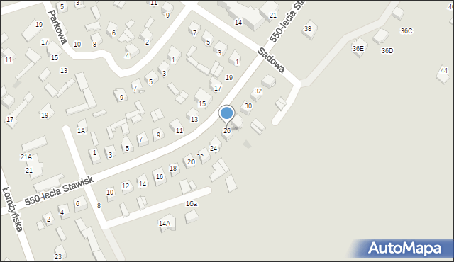 Stawiski, 550-lecia Stawisk, 26, mapa Stawiski
