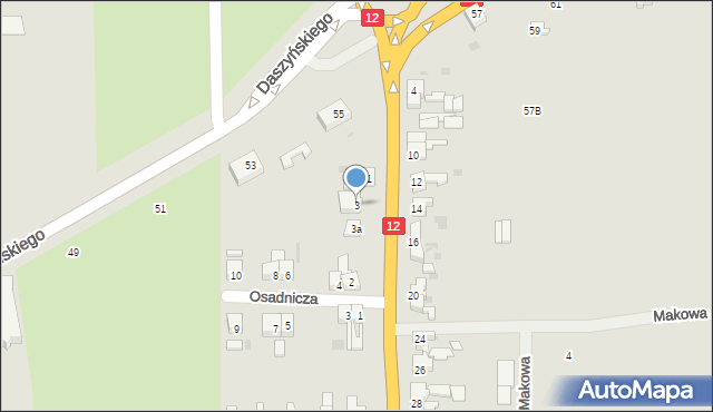 Wschowa, 55 Poznańskiego Pułku Piechoty, 3, mapa Wschowa