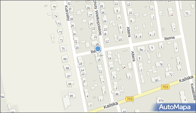 Łęczyca, 57 Pułku Piechoty Wielkopolskiej, 17, mapa Łęczyca