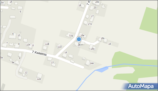 Gorzyce, 7 Kwietnia, 15, mapa Gorzyce