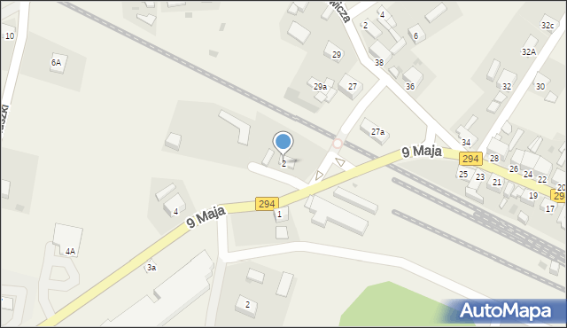 Tuplice, 9 Maja, 2, mapa Tuplice