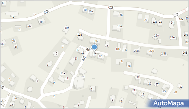 Węgrzce, A6, 10, mapa Węgrzce