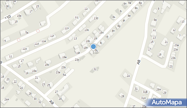 Węgrzce, A8, 8M, mapa Węgrzce