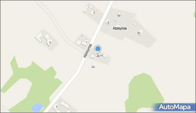 Abisynia, Abisynia, 4b, mapa Abisynia