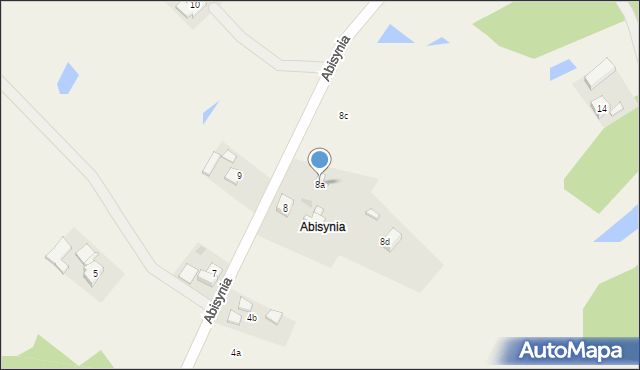 Abisynia, Abisynia, 8a, mapa Abisynia