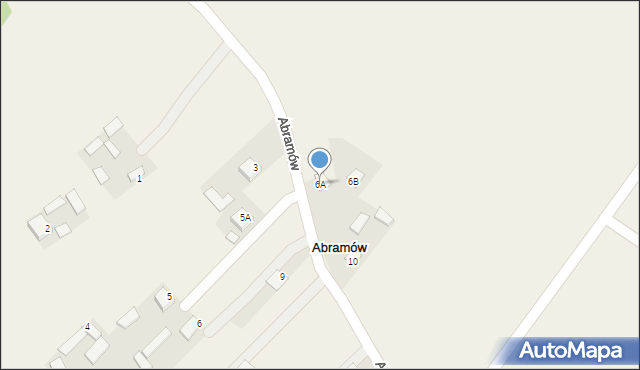 Abramów, Abramów, 6A, mapa Abramów