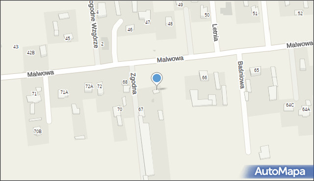 Abramowice Prywatne, Abramowice Prywatne, 66, mapa Abramowice Prywatne