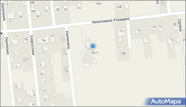 Abramowice Prywatne, Abramowice Prywatne, 73, mapa Abramowice Prywatne