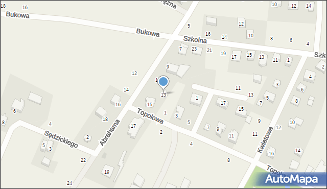 Nowy Dwór Wejherowski, Abrahama Antoniego, 13, mapa Nowy Dwór Wejherowski