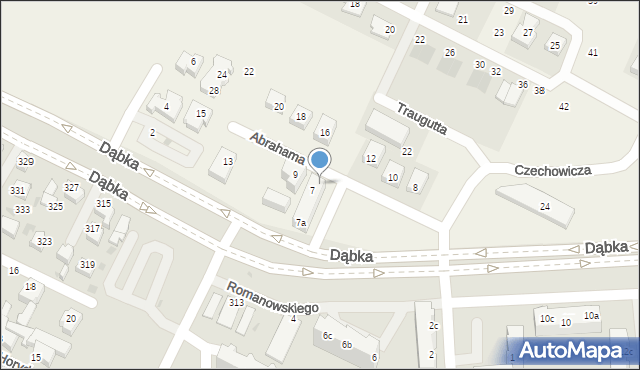 Pogórze, Abrahama Antoniego, 7e, mapa Pogórze