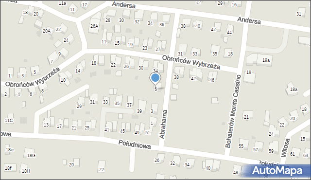 Starogard Gdański, Abrahama Antoniego, 5, mapa Starogard Gdański