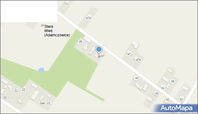 Adamczowice, Adamczowice, 45, mapa Adamczowice