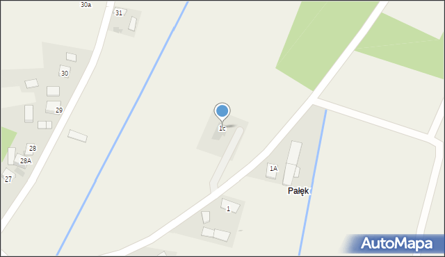 Adamierz, Adamierz, 1c, mapa Adamierz