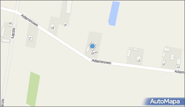 Adaminowo, Adaminowo, 14, mapa Adaminowo