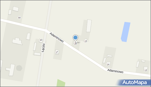 Adaminowo, Adaminowo, 16, mapa Adaminowo