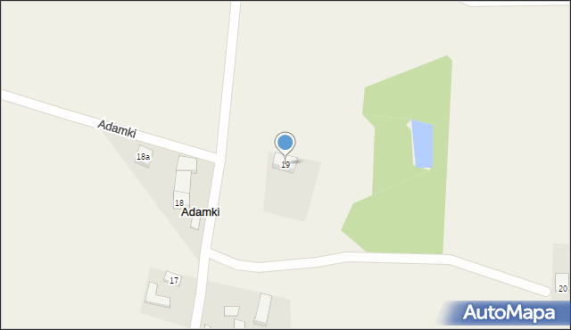 Adamki, Adamki, 19, mapa Adamki