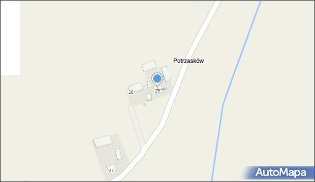 Adamów, Adamów, 25, mapa Adamów